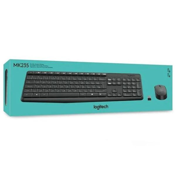 Teclado y Ratón inalámbricos Logitech MK235 negro M 4