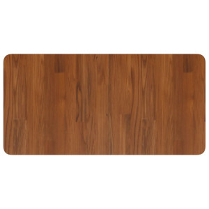 Encimera baño madera maciza tratada marrón oscuro 80x40x1.5 cm H