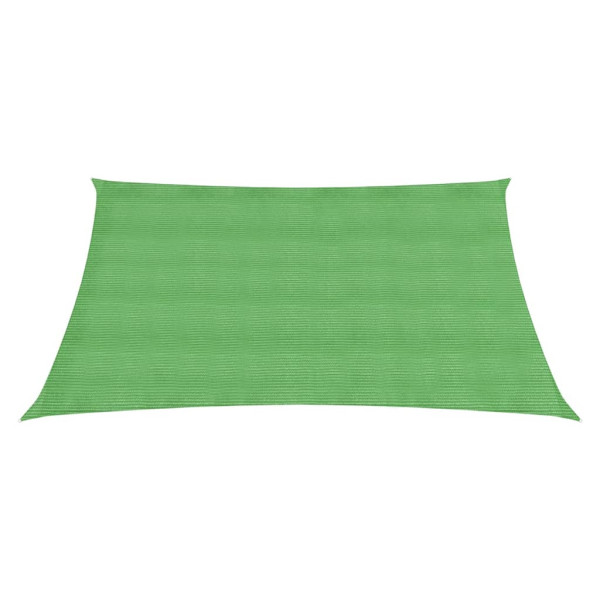 Para-sol estilo vela 160 g/m² 2x2.5 m PEAD verde-claro M 2