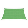 Toldo de vela verde claro HDPE 160 g/m² 2x2.5 m 2