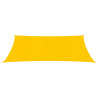 Toldo de vela HDPE amarrilo 160 g/m² 2.5x5 m 2