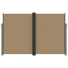 Toldo lateral retráctil gris taupe 220x1000 cm 3