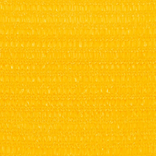Toldo de vela cuadrado HDPE amarillo 160 g/m² 4x4 m M 5