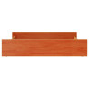 Cajones de cama 2 uds madera maciza de pino marrón cera 5