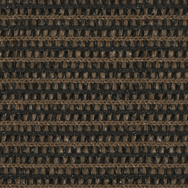 Para-sol estilo vela 160 g/m² 4x7 m PEAD preto M 3