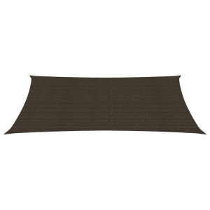 Para-sol estilo vela 160 g/m² 5x7 m PEAD preto H