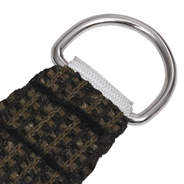 Toldo de vela HDPE marrón 160 g/m² 5x7 m M 4