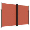 Toldo lateral retráctil terracota 220x1000 cm 2