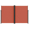 Toldo lateral retrátil 220x1000 cm terracotta 3