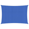 Toldo de vela rectangular HDPE azul 160 g/m² 3x5 m 1
