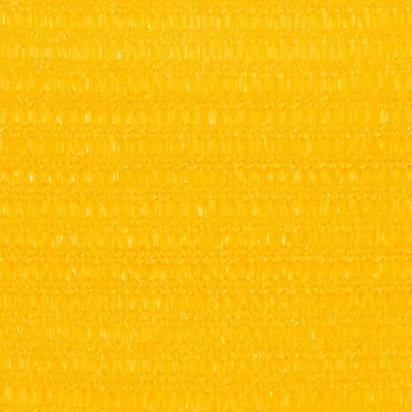 Toldo de vela rectangular HDPE amarillo 160 g/m² 4x7 m M 5