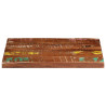 Tablero mesa rectangular madera maciza reciclada 60x50x3.8 cm 3