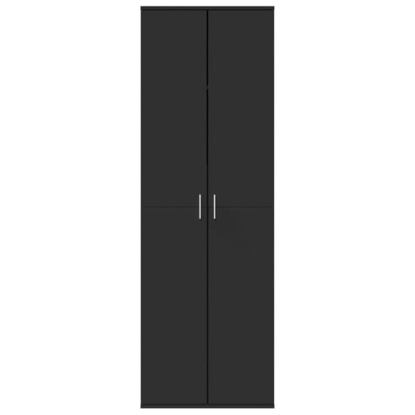 Aparador alto 60x35x180 cm derivados de madeira preto M 3