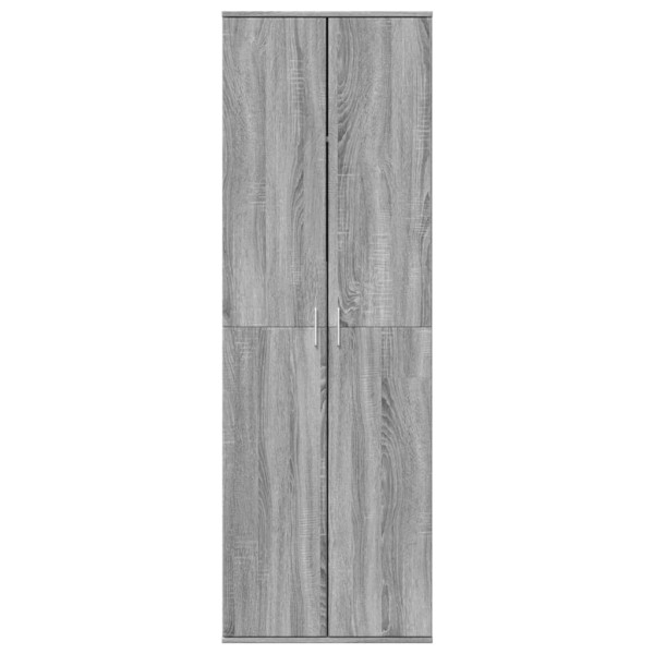 Aparador alto madera de ingeniería gris Sonoma 60x35x180 cm M 3