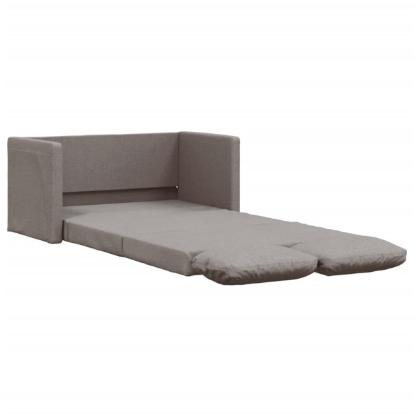 Sofá-cama sem pés 112x174x55 cm tecido cinza-acastanhado M 2