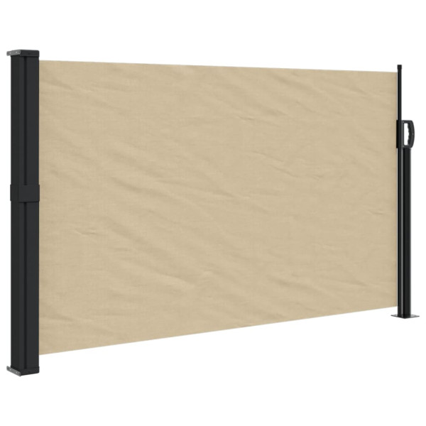 Toldo lateral retráctil beige 120x600 cm M 2