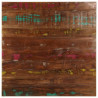 Tampo de mesa quadrado 80x80x3.8 cm madeira recuperada maciça 1