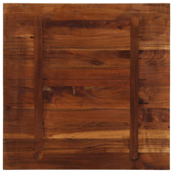 Tablero de mesa cuadrado madera maciza reciclada 80x80x3.8 cm M 5