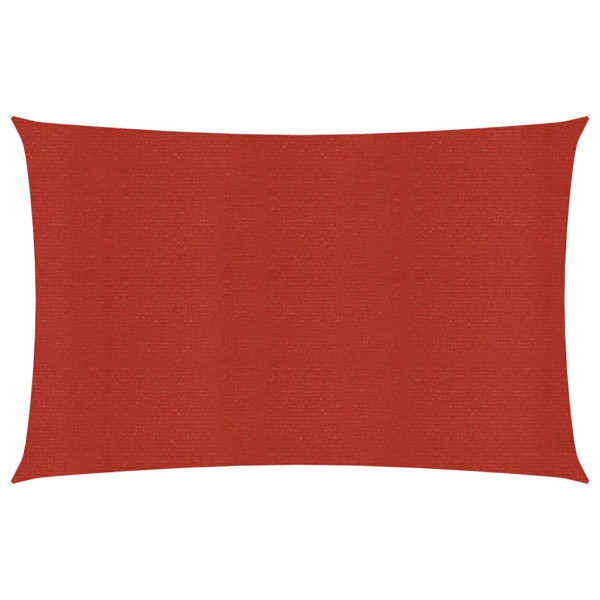Toldo de vela rojo HDPE 160 g/m²  2.5x3.5 m D