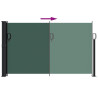 Toldo lateral retráctil verde oscuro 120x500 cm 5