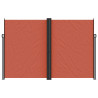 Toldo lateral retrátil 220x1200 cm terracotta 3