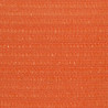 Toldo de vela rectangular HDPE naranja 160 g/m² 5x7 m 5