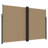 Toldo lateral retrátil 220x1200 cm cinzento-acastanhado 2