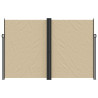 Toldo lateral retráctil beige 220x1200 cm 3