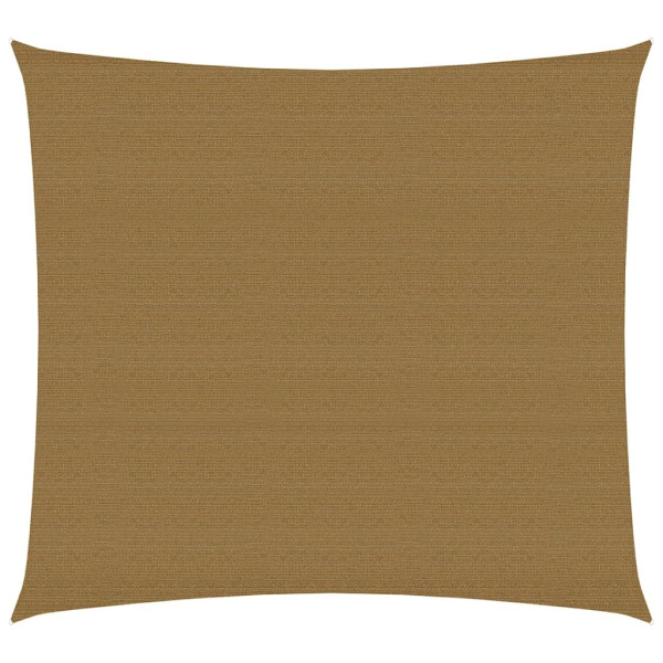 Toldo de vela gris taupe HDPE 160 g/m² 3x3 m D