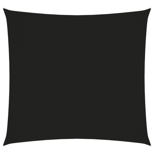 Toldo de vela rectangular tela Oxford negro 2x2.5 m D