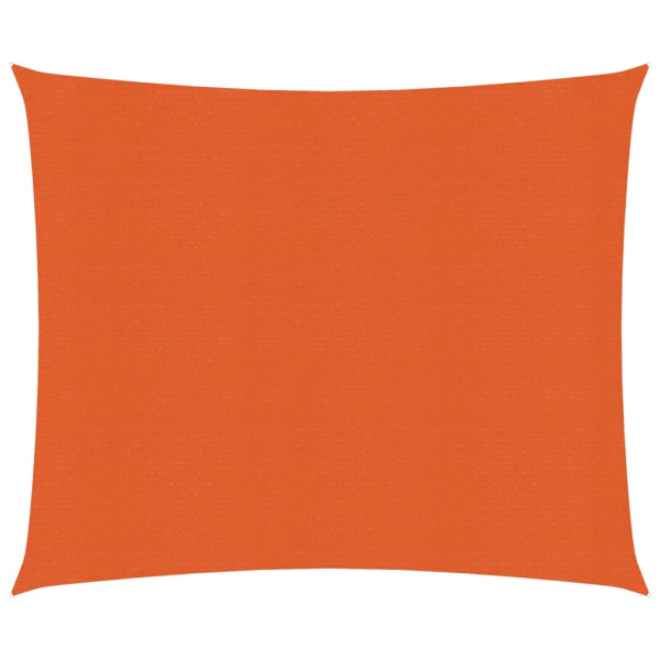 Toldo de vela naranja HDPE 160 g/m² 2x2.5 m D