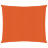 Toldo de vela naranja HDPE 160 g/m² 2x2.5 m 1