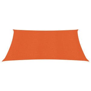 Para-sol estilo vela 160 g/m² 2x2.5 m PEAD laranja H