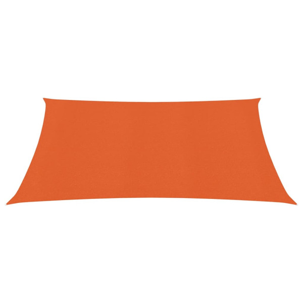 Toldo de vela naranja HDPE 160 g/m² 2x2.5 m M 2