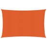 Toldo de vela naranja HDPE 160 g/m² 2.5x3.5 m 1