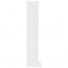 Estantería para CDs de madera contrachapada blanco 21x20x88 cm 5