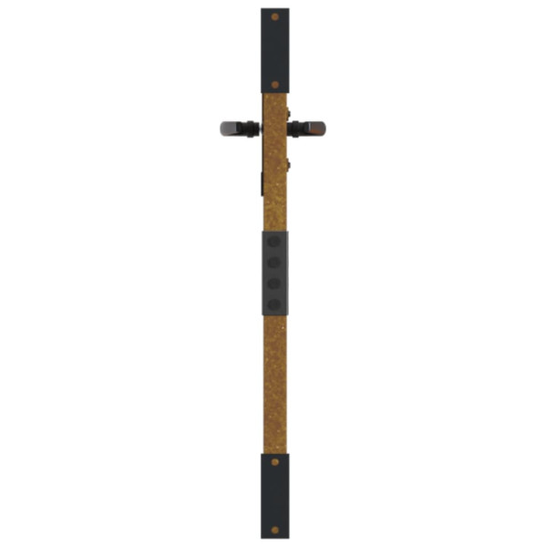 Portão de jardim 85x100 cm aço corten design árvore M 5