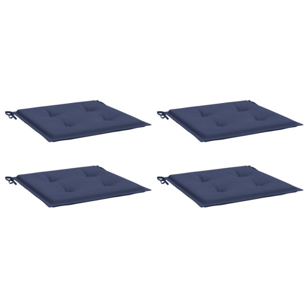 Almofadões p/ sofá de paletes 4 pcs tecido oxford azul-marinho M 3