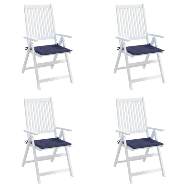 Almofadões p/ sofá de paletes 4 pcs tecido oxford azul-marinho M 4