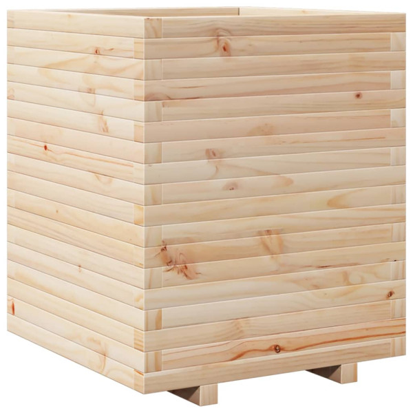Jardinera madera maciza de pino 60x60x72 cm M 2
