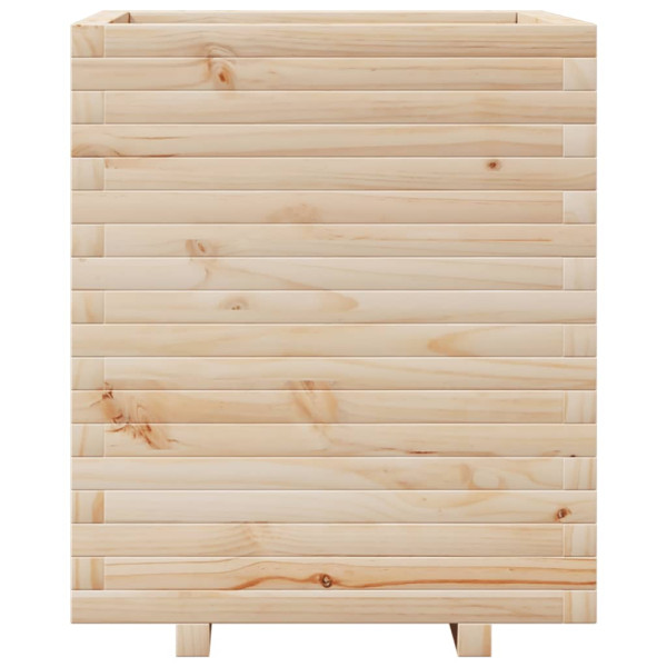 Jardinera madera maciza de pino 60x60x72 cm M 5