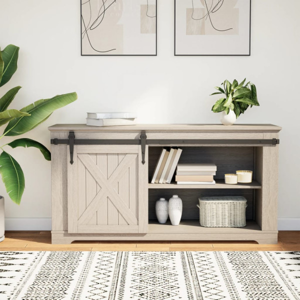 Mini kit p/ porta de armário deslizante 122cm aço carbono preto M 3