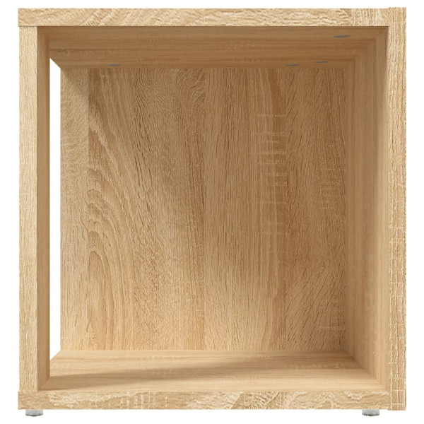 Mesa auxiliar madera contrachapada roble Sonoma 33x33x34.5 cm M 5
