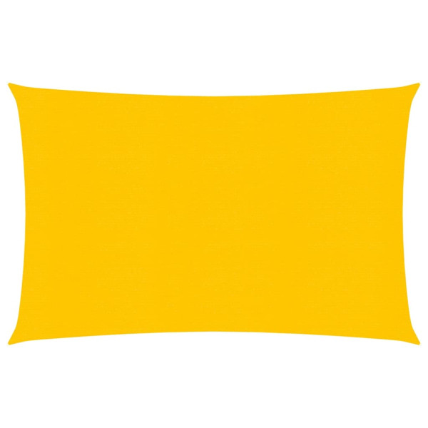 Toldo de vela HDPE amarrilo 160 g/m² 3x5 m D