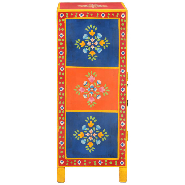 Aparador pintado a mano de madera maciza mango 54x30x74 cm M 5