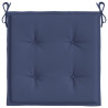 Cojines para muebles palets 6 uds tela azul marino 40x40x3 cm 5