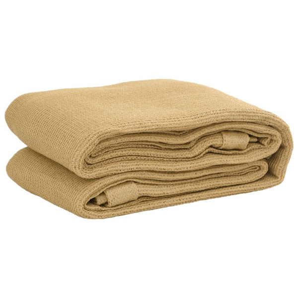 Tapete de campismo para tenda 200x200 cm PEAD areia M 2