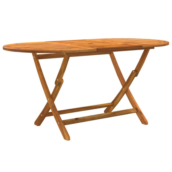 Juego comedor de jardín 9 pzas madera maciza acacia y textileno M 4