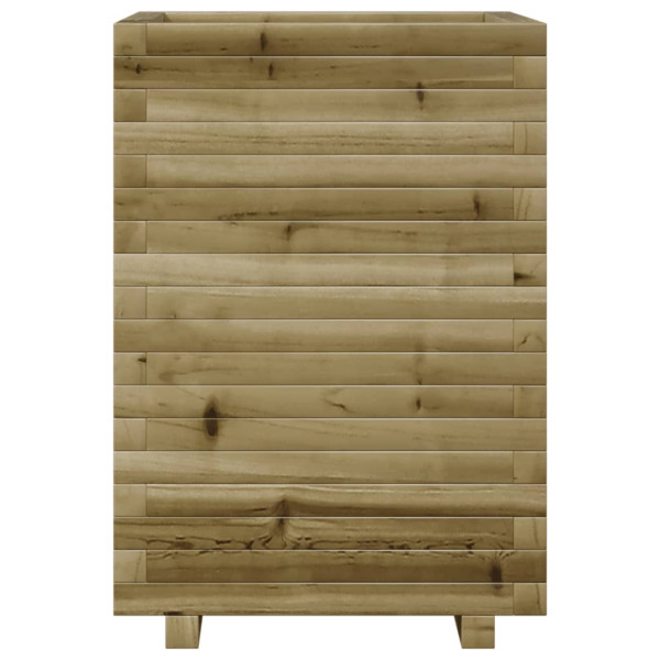 Jardinera de madera de pino impregnada 50x50x72 cm M 5