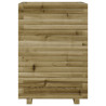 Jardinera de madera de pino impregnada 50x50x72 cm 5